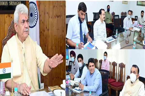 Lt Governor chairs high-level meeting to review new initiatives of Tourism Department